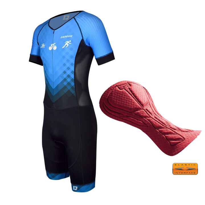 ENDURAFLEX TRIATHLON Suit-Italy Elastic Interface Pad