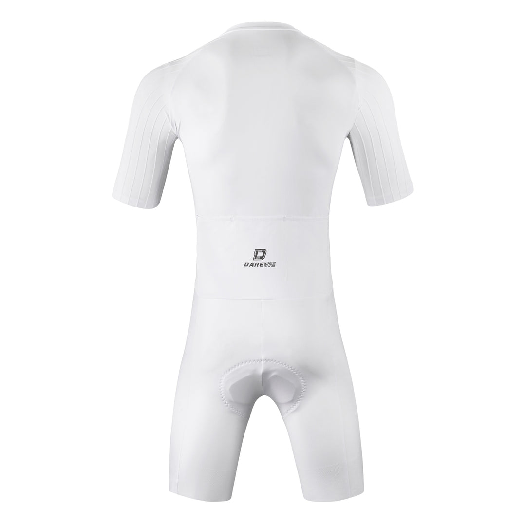 AERO WHITE SKINSUIT-Italy Elastic Interface Pad